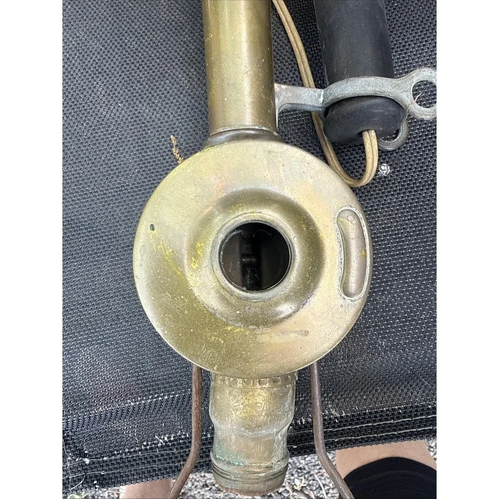 Antique Telephone Brass Candlestick‎ Style Vintage Lamp Untested